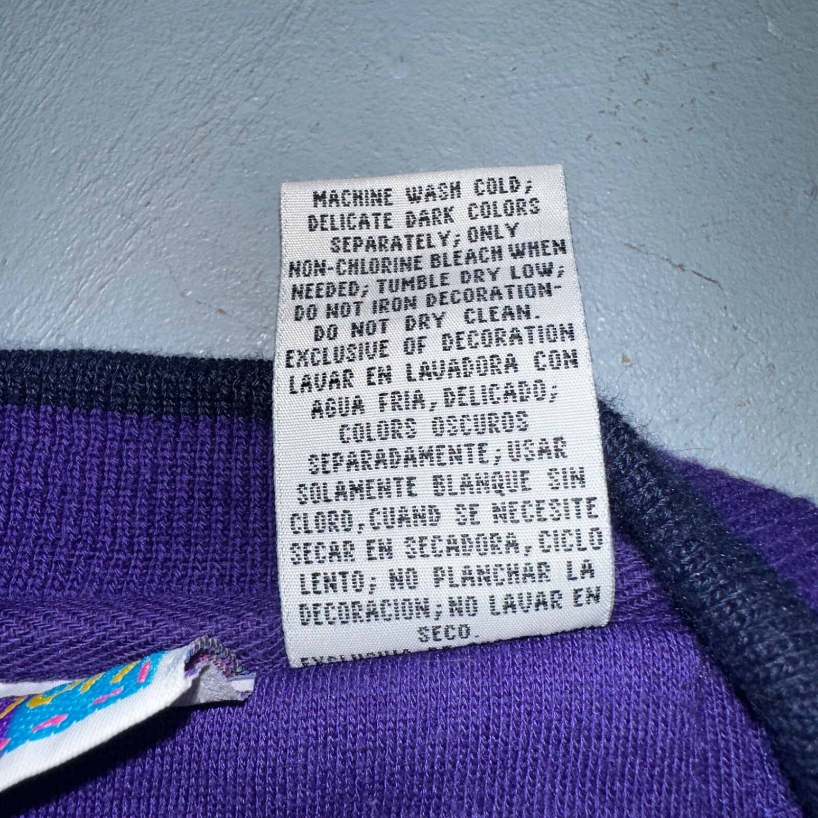 Pooh VTG Acrewood Purple Crew Neck Sweatshirt XL Embroidered 90s Cute Bear