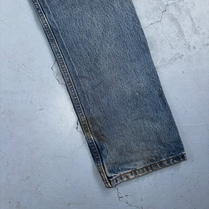 Levis 501 Vintage Y2K XX Straight Leg Jeans 90s Blue Med Wash 33x33 Act 30x30