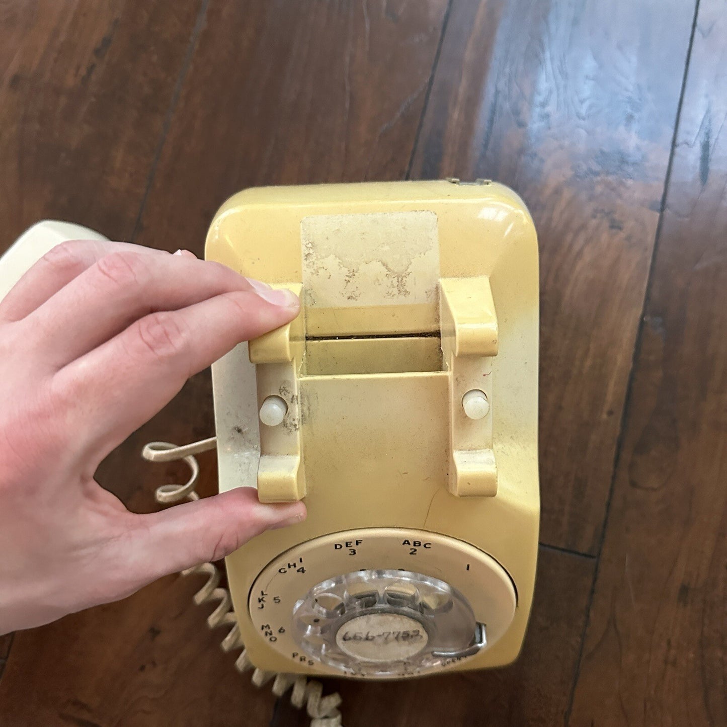 VTG Bell System Western Electric Beige Rotary Dial Desk Telephone 500 NE591 60s