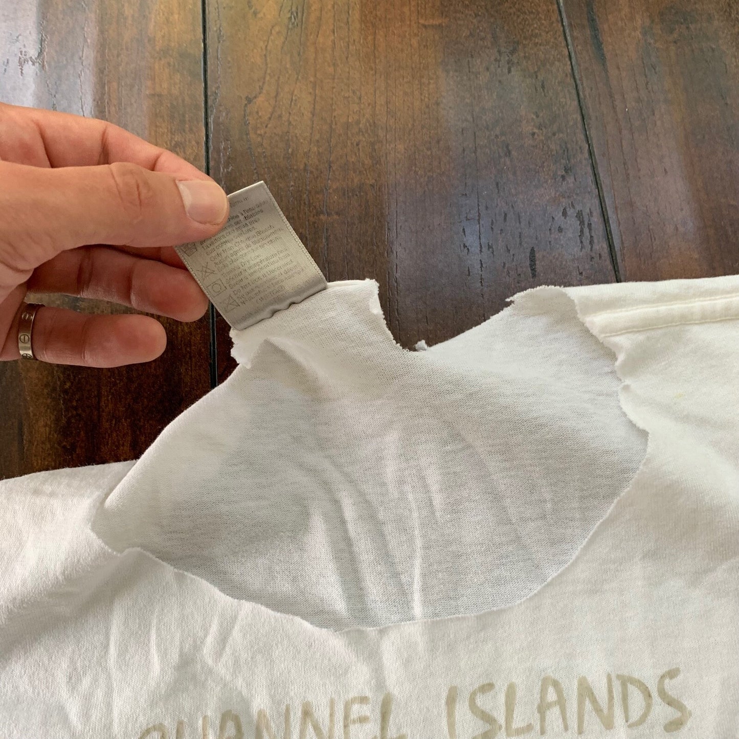 Oneita Cat Hipster Glasses Funky Vintage T Shirt 90s Tank Distressed Cut Chop