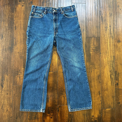 Levis 517 Vintage 90s Med Wash Jeans Boot Cut Mexico Y2K 36x30 Act 34x28