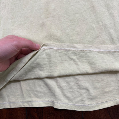 Leslie Rare 1980s Vintage T Shirt Green/Yellow Faded Single Stitch Rap Promo