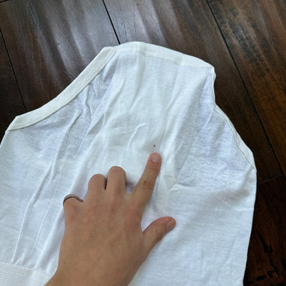 FOTL Briefs Men Size 34 White Cotton Stripes 3 Pair VTG USA Lot 1970s 70s M