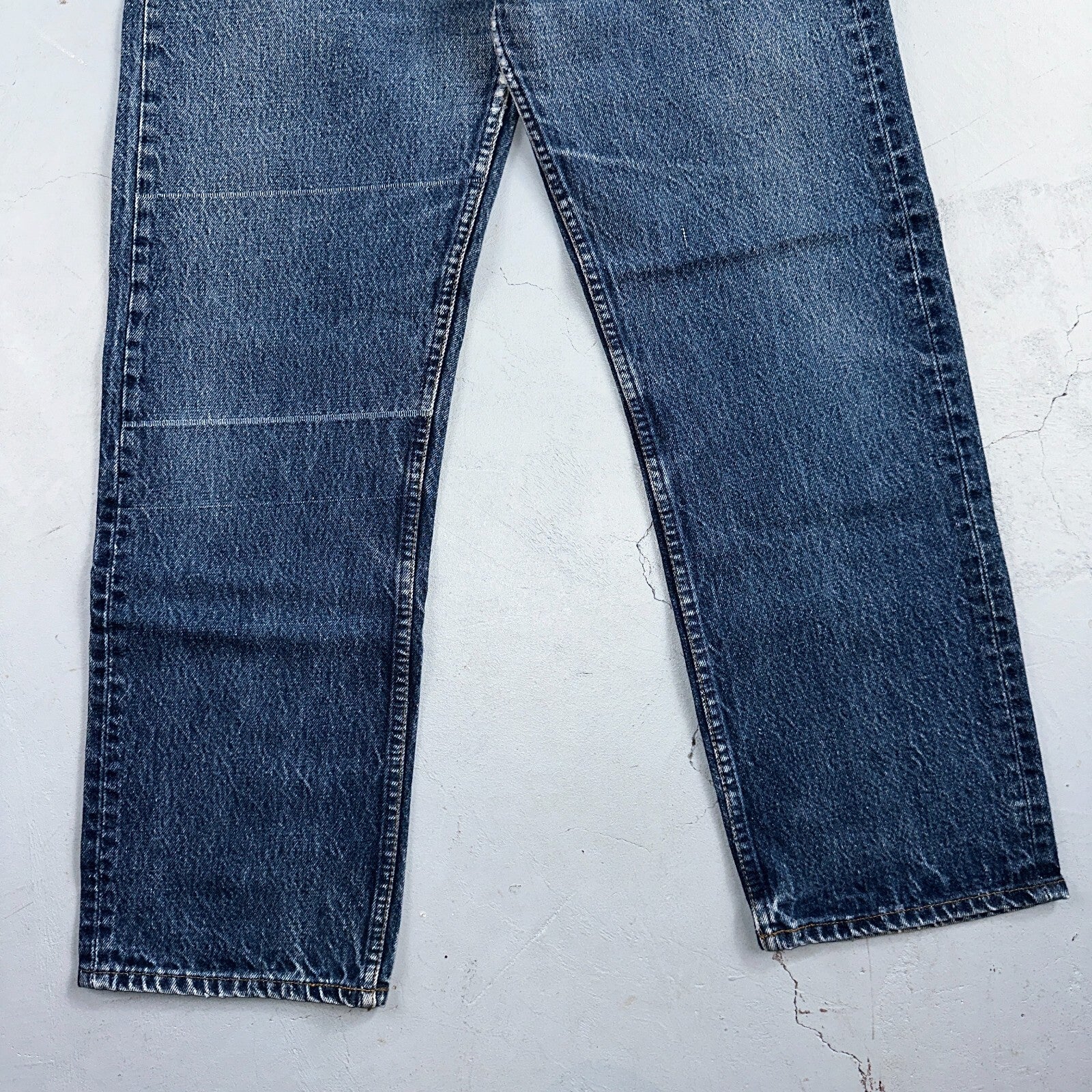 Levis 501 Vintage 80s USA XX Straight Leg Jeans Blue Med Wash 33x32 Act 30x27