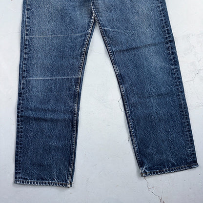 Levis 501 Vintage 80s USA XX Straight Leg Jeans Blue Med Wash 33x32 Act 30x27