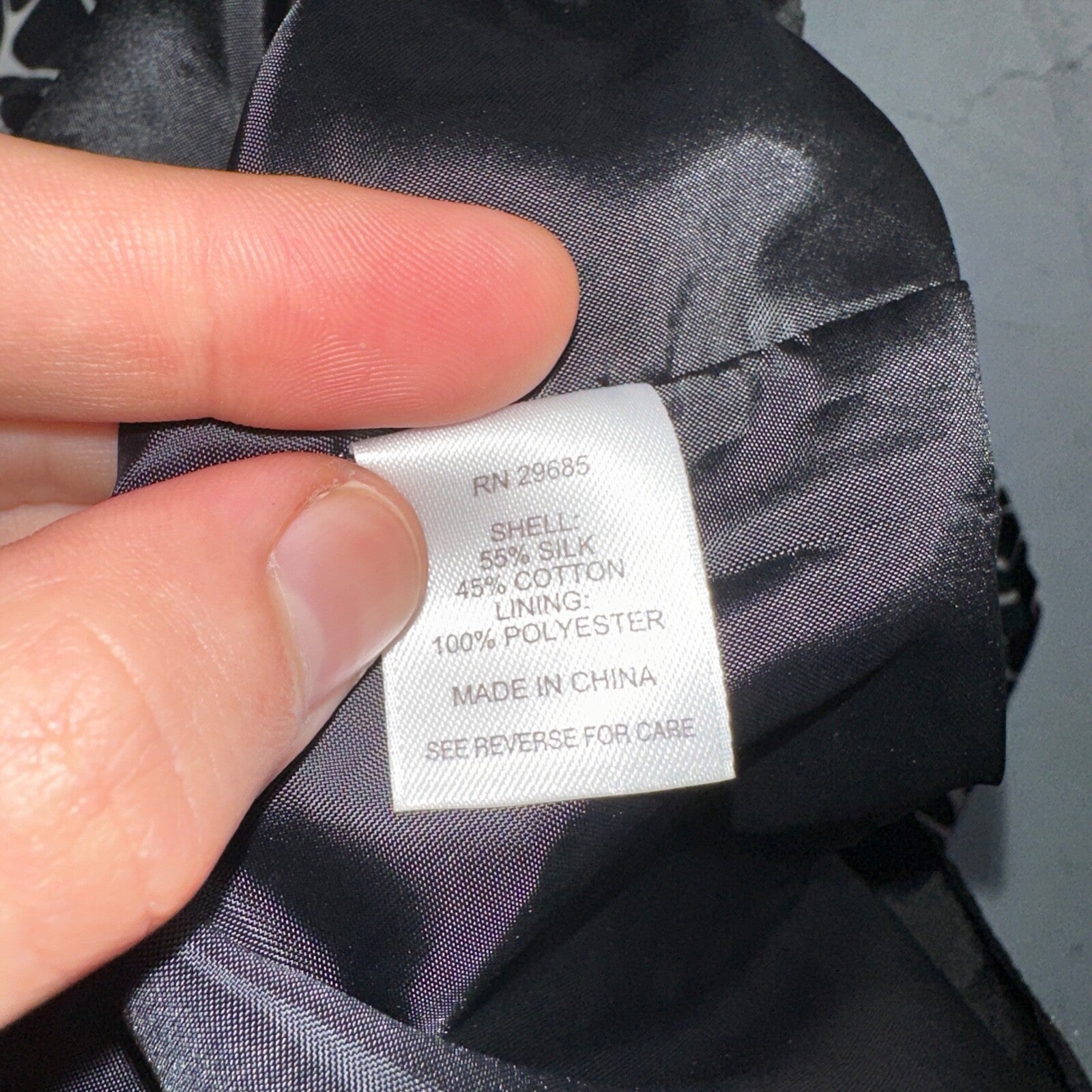 Pendleton Women's Size 6 Silk Blend Sleeveless Black White Fit N Flare Dress