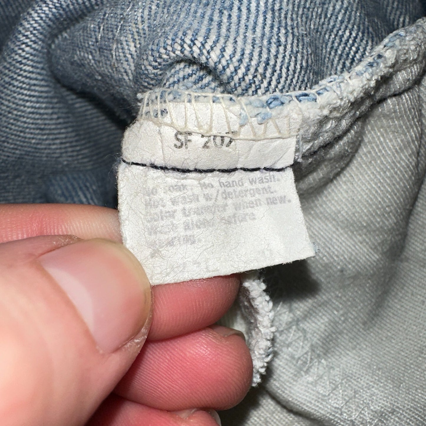 Levis 517 Vintage 80s USA Orange Tab Bootcut Flare Blue Jeans Talon Act 30x29