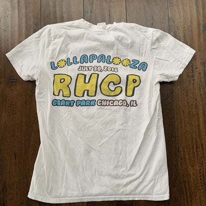 Red Hot Chili Peppers Vintage Style 2016 T Shirt Small Lollapalooza Rap Music