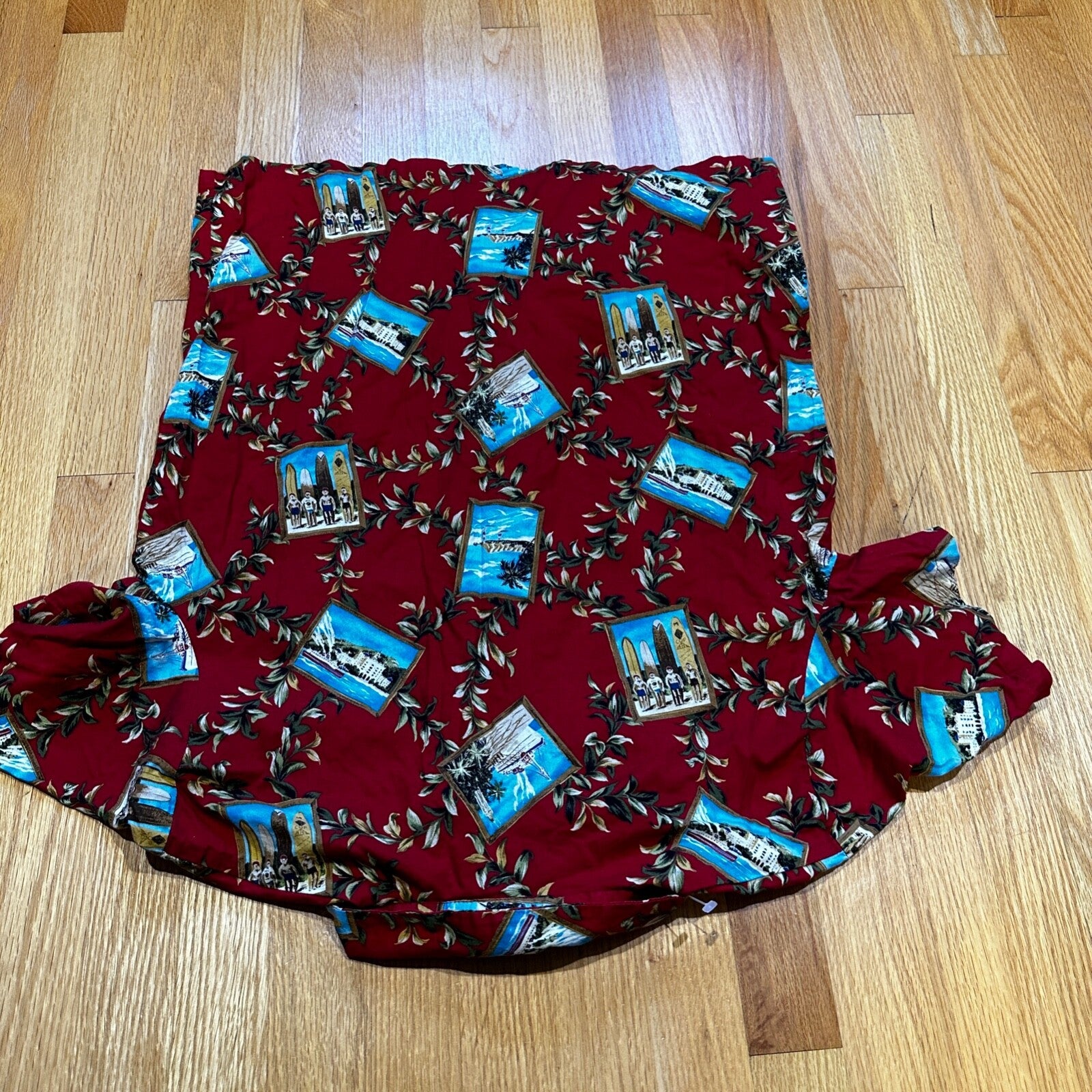 VTG Hilo Hattie Hawaiian Original Shirt Mens M Palms Tropical Floral Hawaii USA