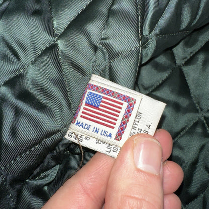 Golden Bear Vintage Leather Wool Brown Varsity Letterman Jacket L Suede