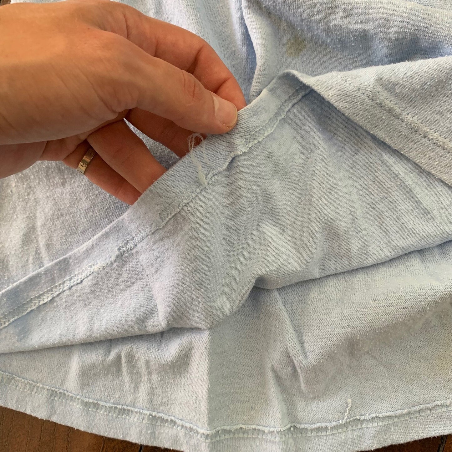 McMahon California Vintage T Shirt 1986 Blue 86 Coast Travel Reunion Palm Trees