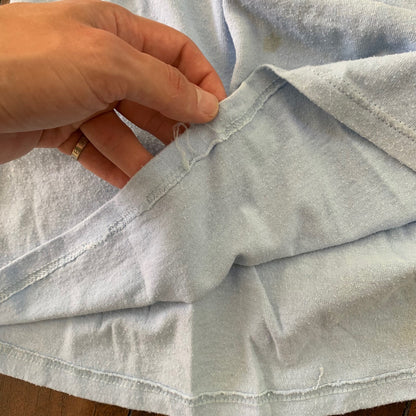 McMahon California Vintage T Shirt 1986 Blue 86 Coast Travel Reunion Palm Trees