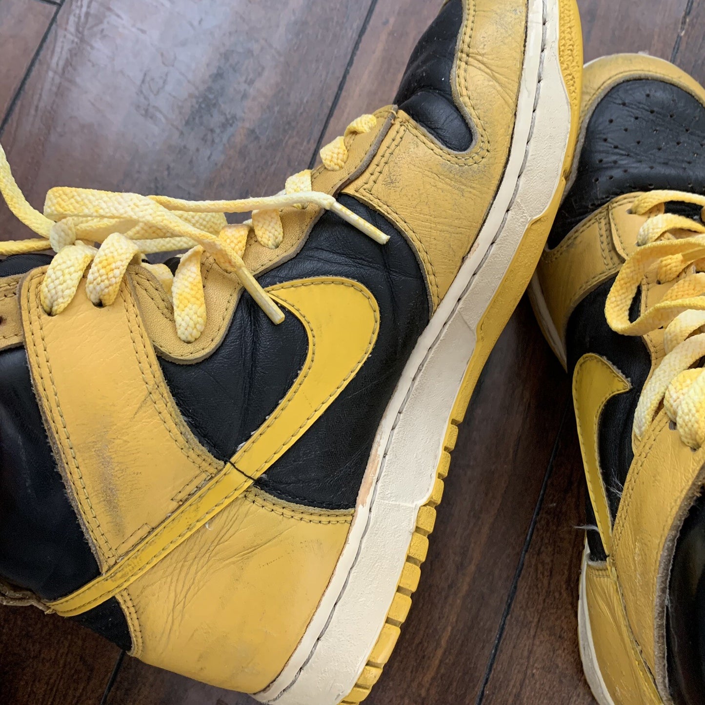 Nike 1985 Dunk Goldenrod Chicago Yellow Black Rare Vintage 85 Air Jordan 1 Sz 8