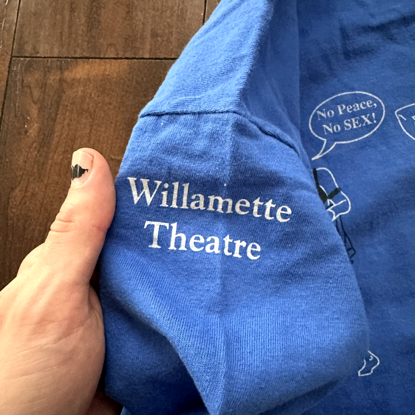 Humor Vintage T Shirt Willamette University Salem Oregon Theatre Lysistrata Rap