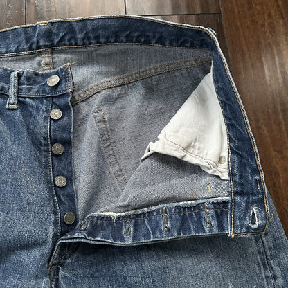 Levis 501 XX Big E True Vintage 60s Redline Selvedge Denim Jeans 1960s 32x28 31