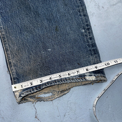 Levis 501 Vintage 70s SS Redline Selvedge USA XX Jeans Med Wash 48x30 Act 43x26