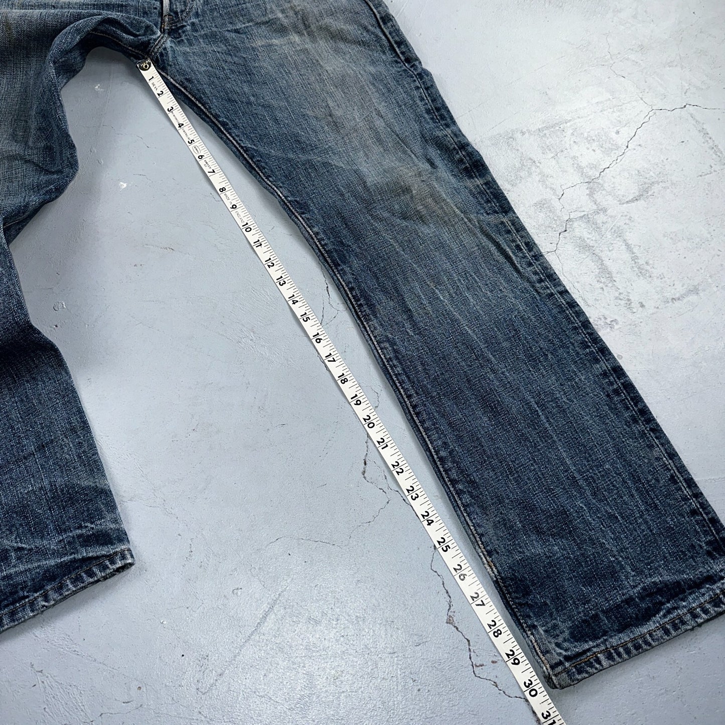 Levis 501 Y2K XX Straight Leg Jeans Blue VTG Med Wash 34x32 Act 33x30