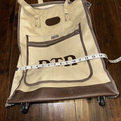 Vintage Skyway Travel Bag With Wheels Carry-on Luggage 70s 1970s LV Flight DTR