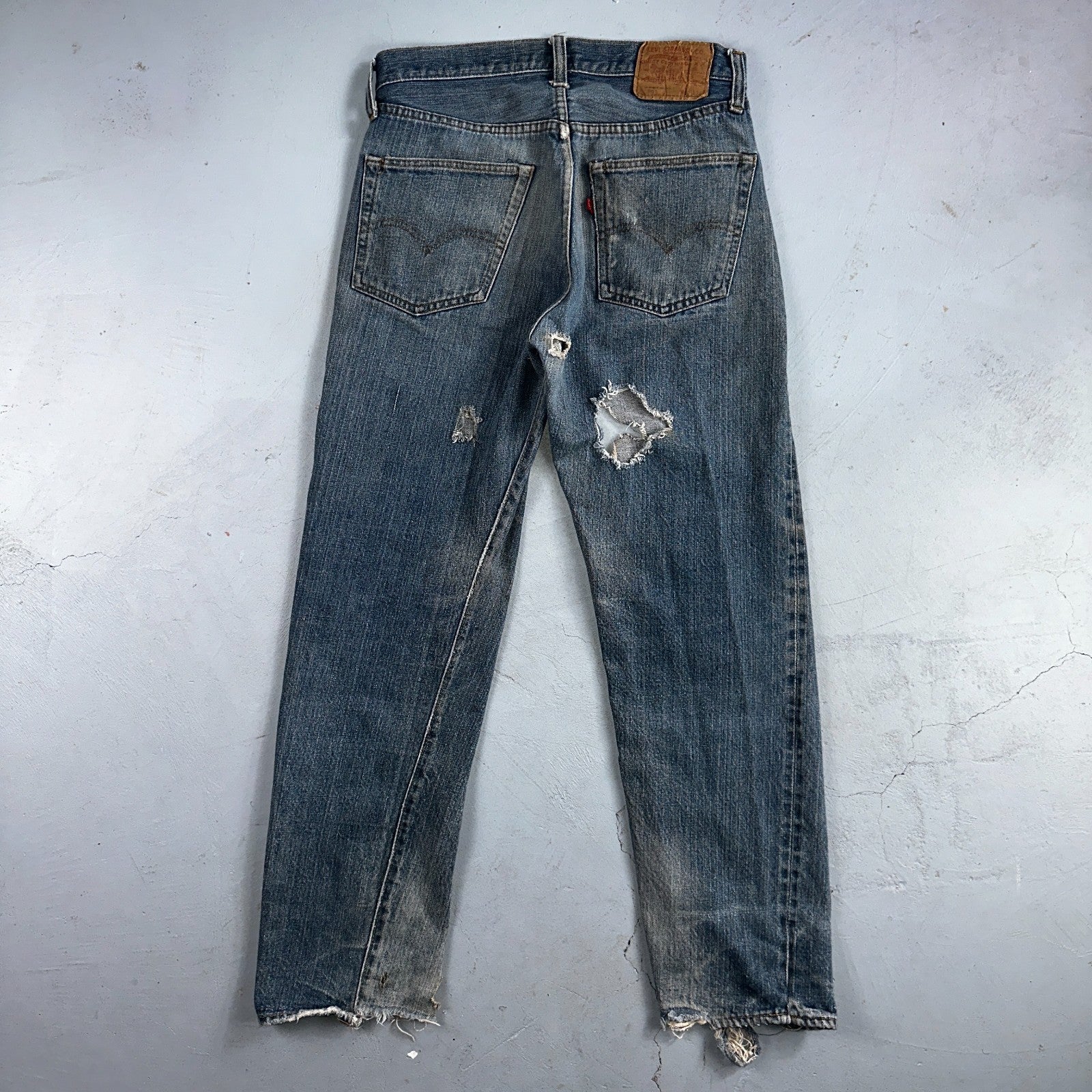Levis 501 Vintage 70s SS Redline Selvedge USA XX Jeans Med Wash 32x34 Act 30x29