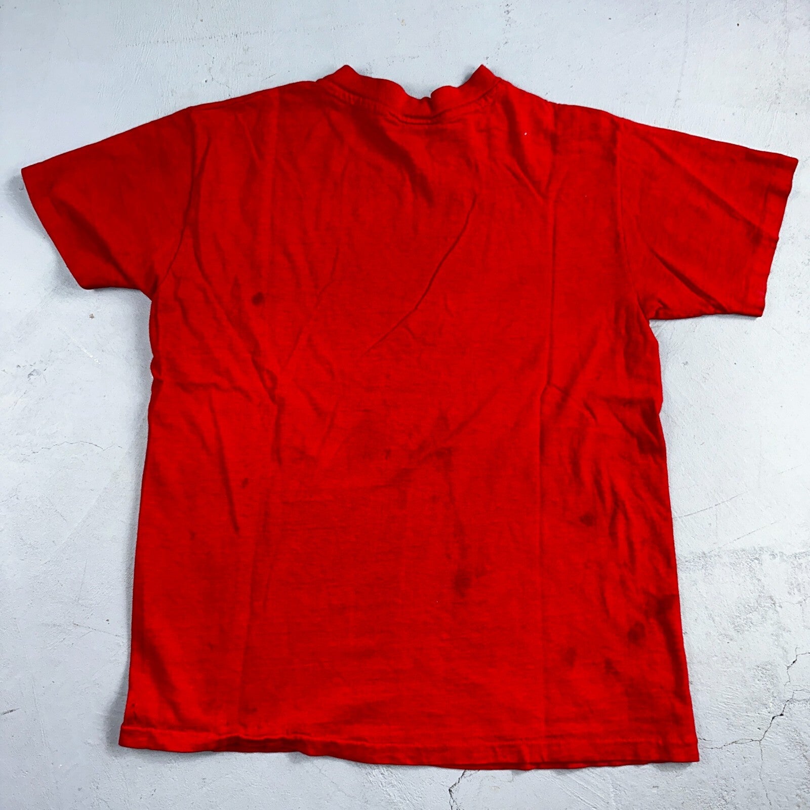 FILA 1983 Open VTG T Shirt USA Tennis Borg 80s Rare Red Graphic Print Sports