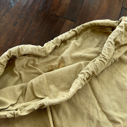 VTG WWII Canvas Garment Laundry Bag Rare Military Denim 1940s 40s 50s Stencil