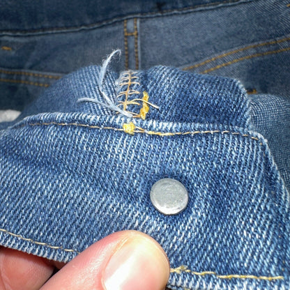 Lee VTG 80 Riders Denim Boot Cut Flare Jeans USA 34x31 Med Wash Cowboy 1980s