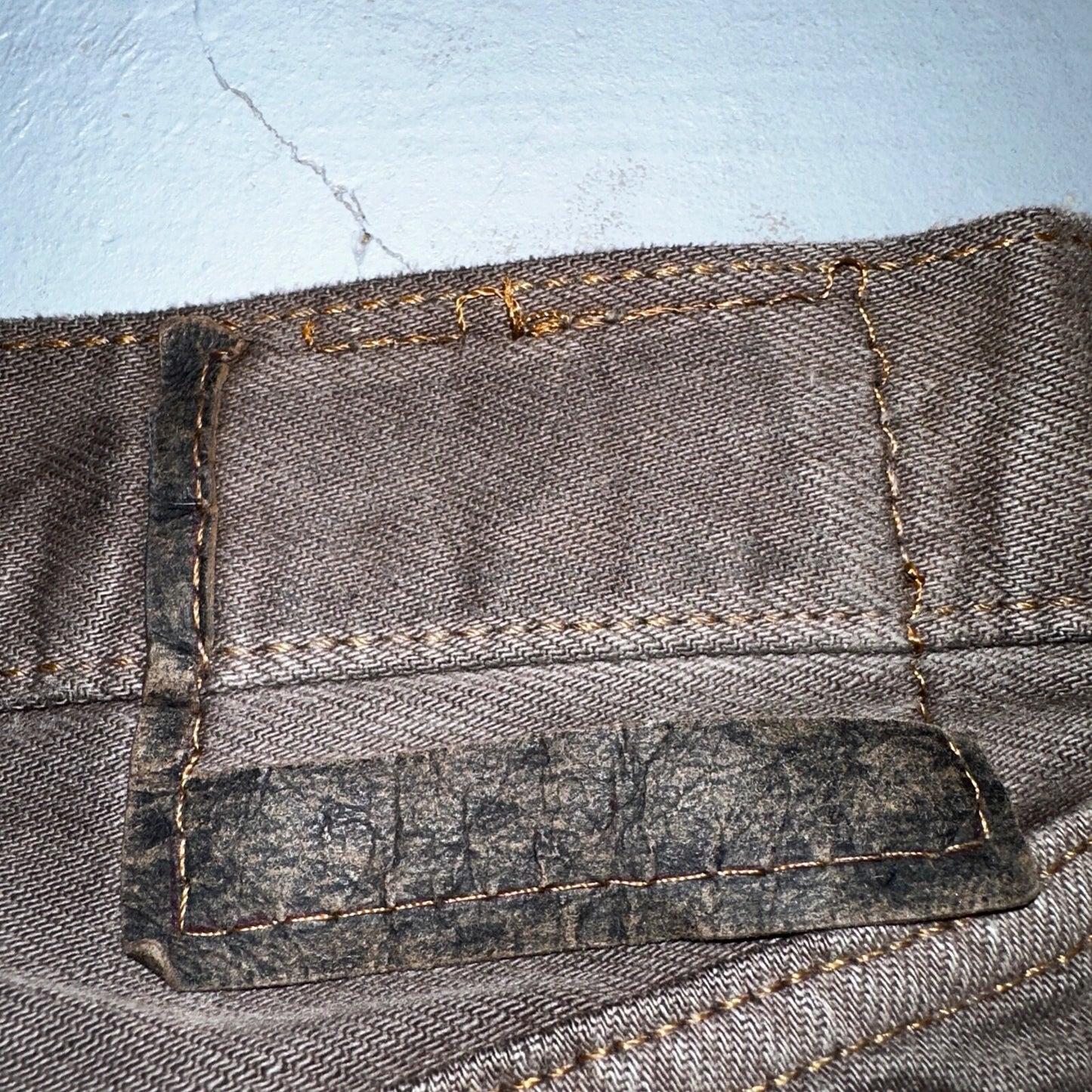 Levis 501 Vintage 90s USA XX Straight Leg Jeans Overdyed Brown 36x30 Act 33x29