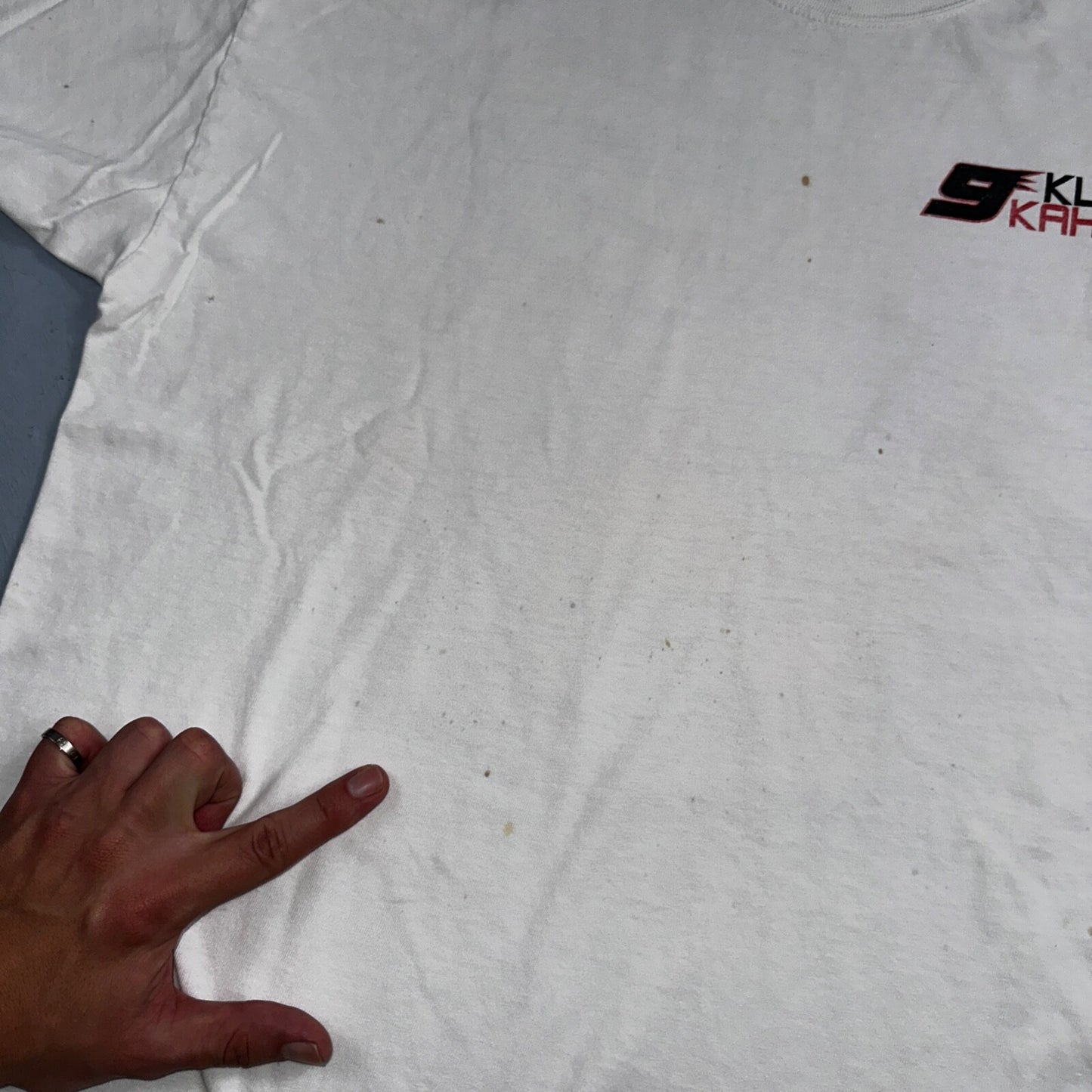 Kasey Kahne VTG Shirt Large Nascar Dodge #9 Car Racing Chase Authentics XL Y2K