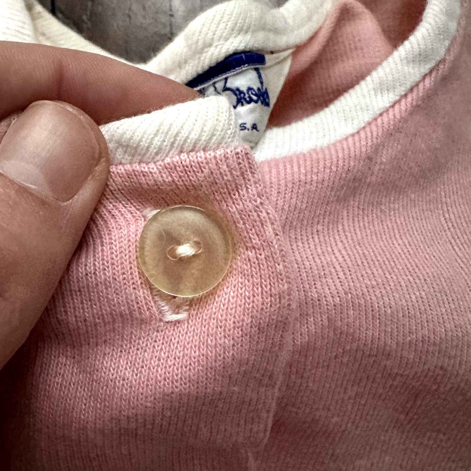 Vintage Bobbie Brooks Women's Pink Crewneck T-Shirt Size Small Rockabilly 80s