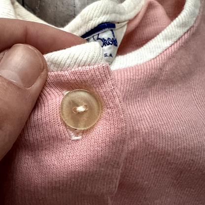 Vintage Bobbie Brooks Women's Pink Crewneck T-Shirt Size Small Rockabilly 80s