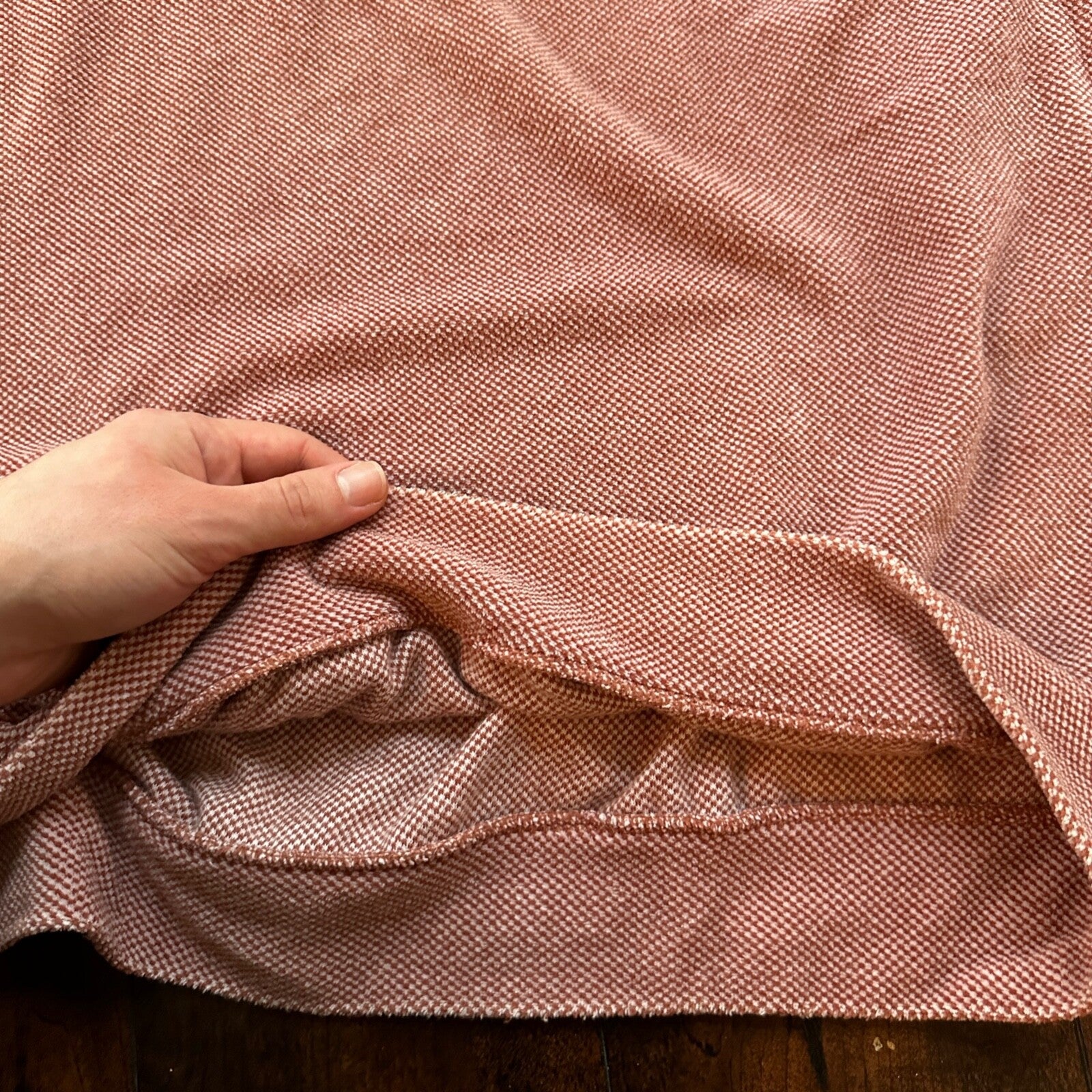 VTG 80s Trader Bay Velour Sweatshirt Sweater Polo Shirt Checker Rockabilly