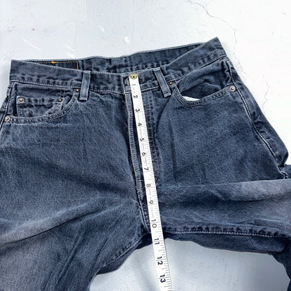 Levis 501 Vintage 90s Mexico Straight Leg Jeans 30x32 Y2K Dark Wash Act 29x31