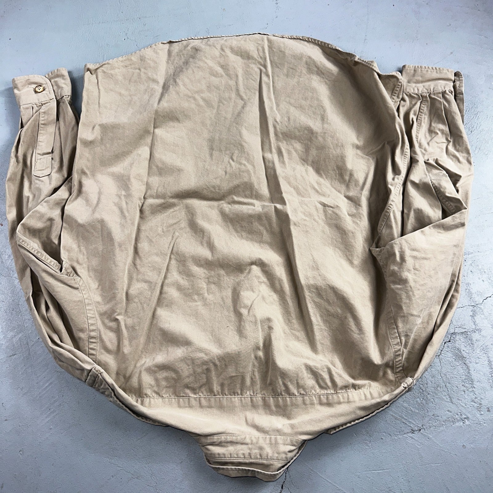 Vintage Abercrombie & Fitch Shirt Mens XL Safari 50s 60s Combed Cotton Hiking