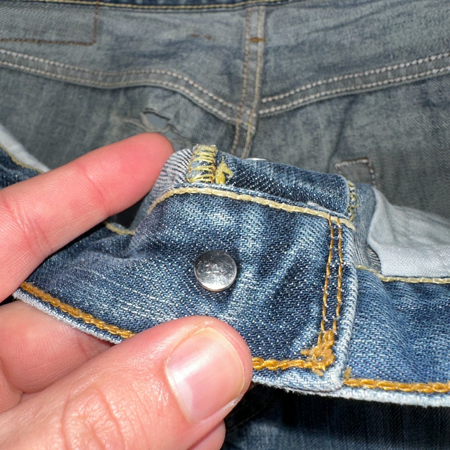 Levis 501 Vintage Y2K XX Straight Leg Jeans Blue Med Wash 33x32 Act 32x31