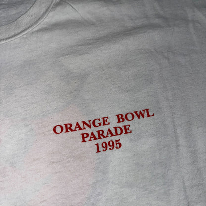 Orange Bowl Parade Miami Florida 90s VTG T Shirt Screen Stars 1995 Art Fun Music
