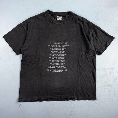 South Vietnam RIP VTG T Shirt Single Stitch Memorial War Army Military USA Faded