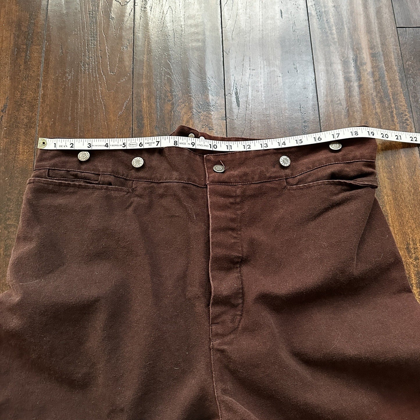 VTG Mens Frontier Maker USA Outdoor Pants Buckleback Cowboy 42 Brown Western