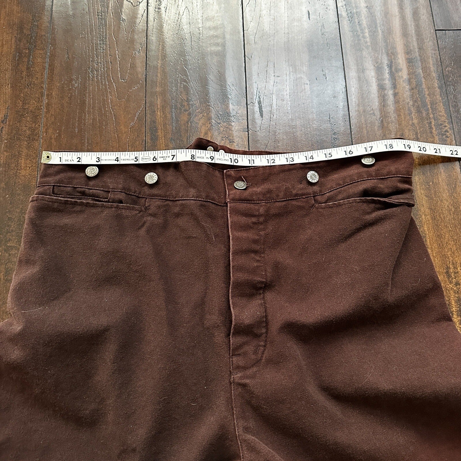 VTG Mens Frontier Maker USA Outdoor Pants Buckleback Cowboy 42 Brown Western