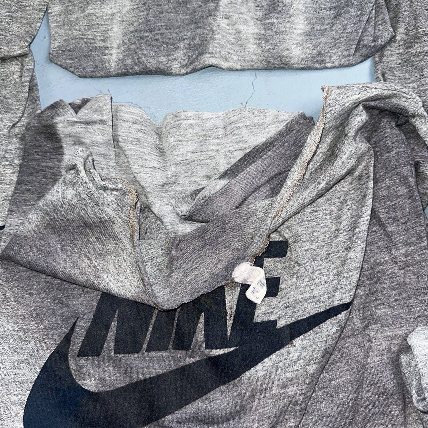 Nike 70s Lot of 8 VTG T Shirt Orange Tag Gray Swoosh Soft Chopped Front Team