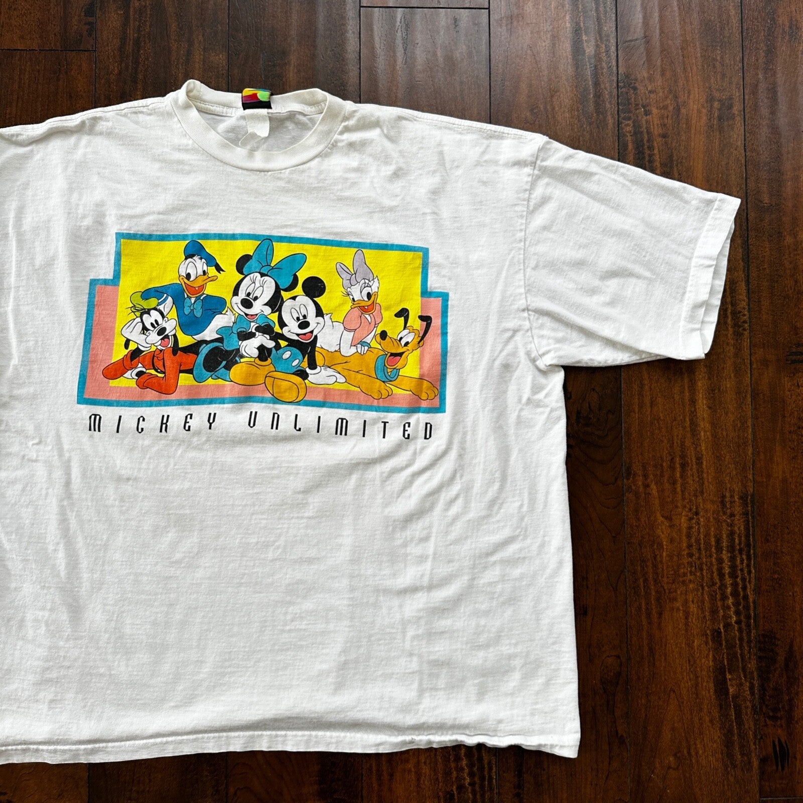 Disney Friends Mickey Unlimited Vintage T Shirt Goofy Pluto Originals 90s Y2K