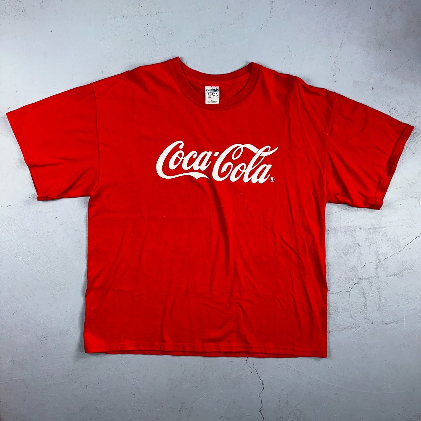 Coca Cola Soda VTG T Shirt Y2K Red Promo Basic Cool 2000s Drink Energy