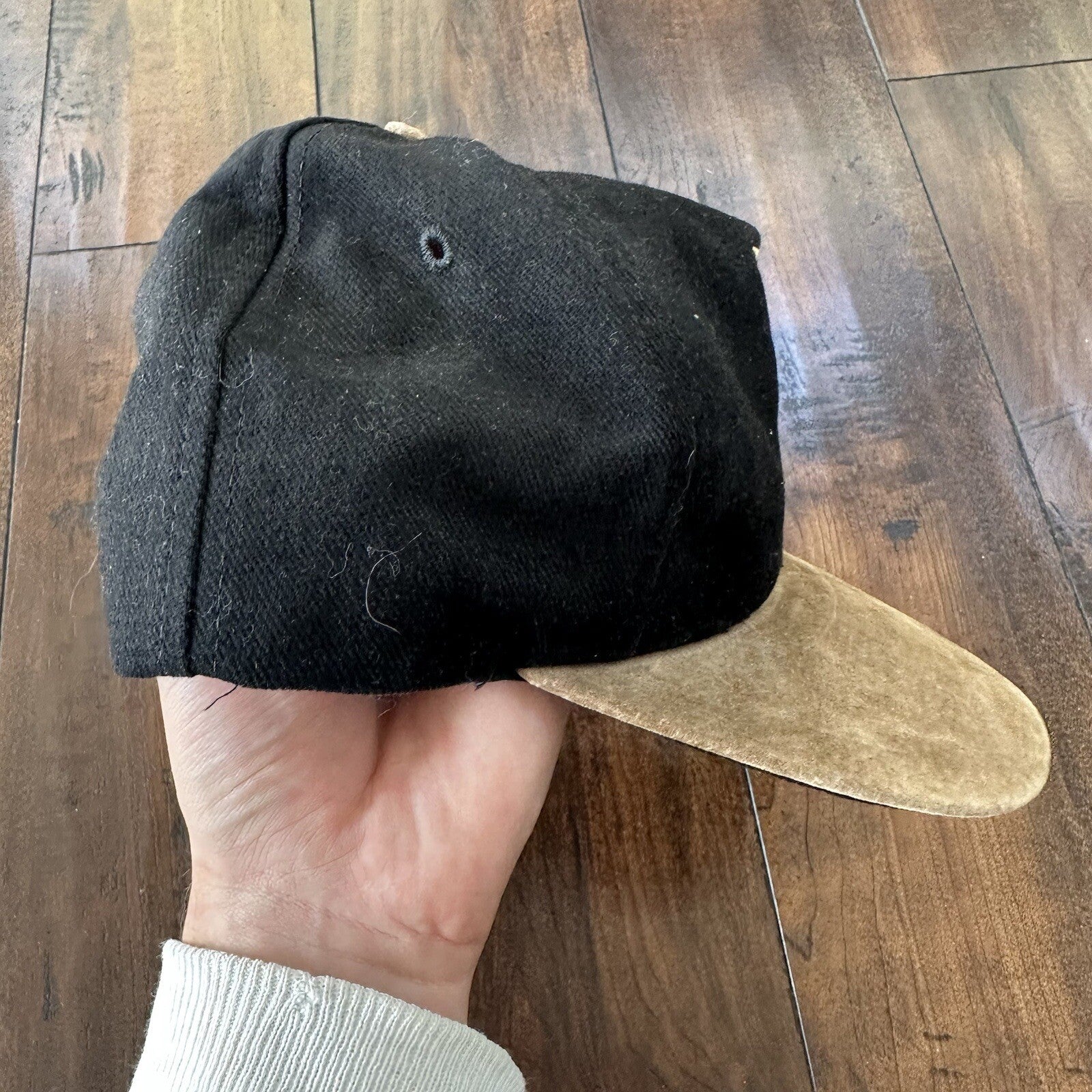 Mac Done Vintage Hat Cap Snapback Gray Bike Motorcycle Y2K Cool 90s Black 80s