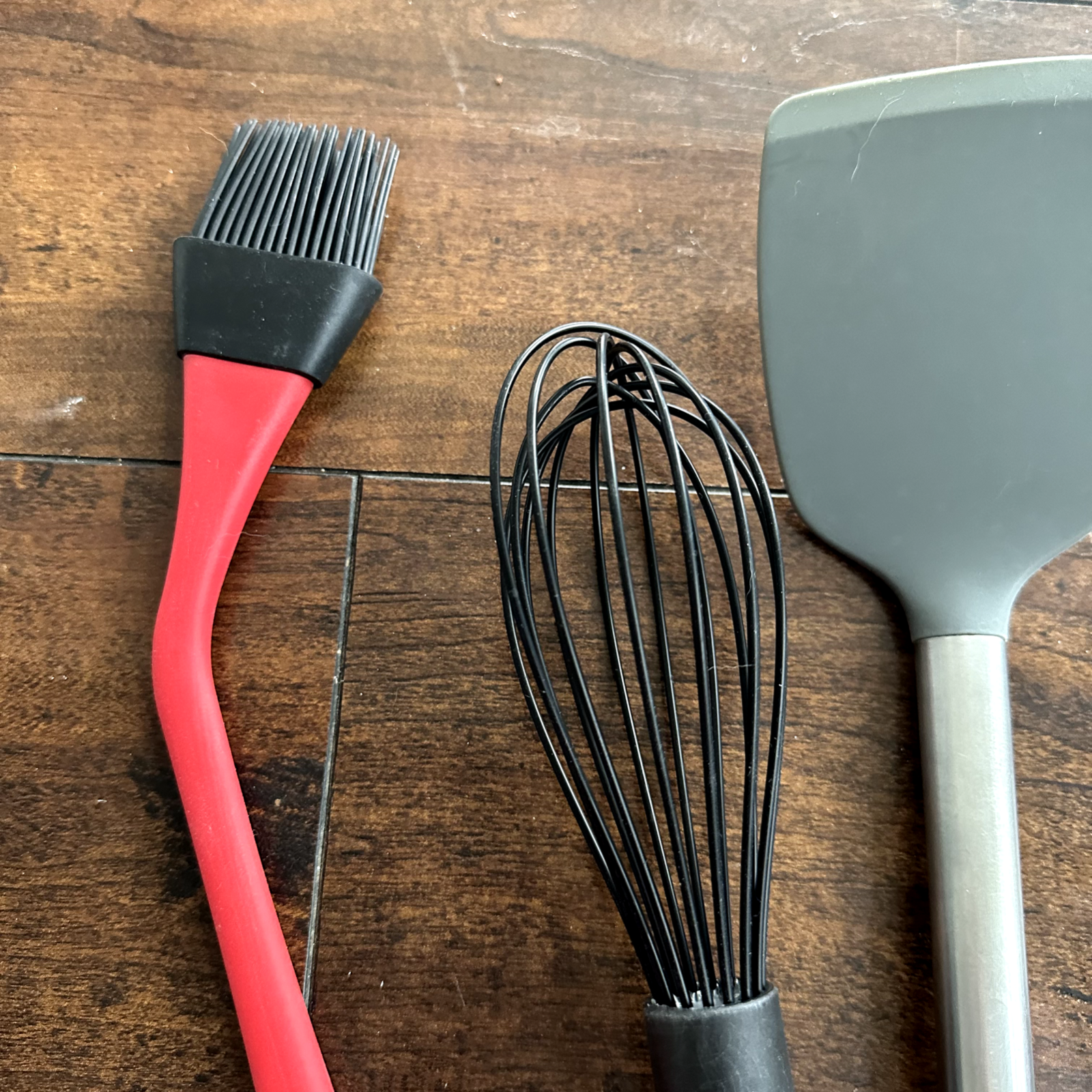 Kitchen Utensils Spatula Rolling Pin Wooden Spoon Mixing Spreading Glaze Lot Set