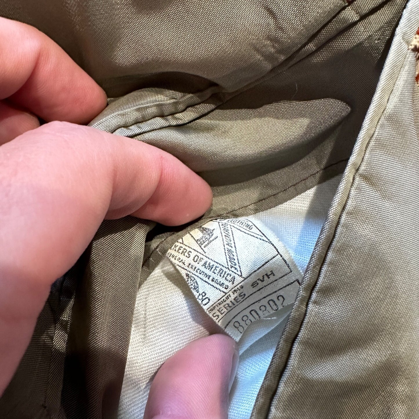 1960s 1970s Navy USA Sport Jacket VTG Mens Suit 44 Rockabilly Stripe Plaid Crazy