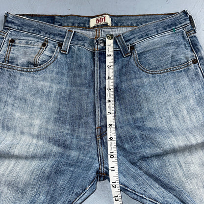 Levis 501 Vintage Y2K XX Straight Leg Jeans Blue Light Wash 34x34 Act 33x32