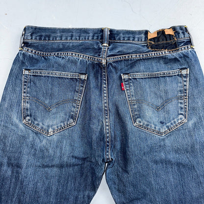 Levis 501 Y2K XX Straight Leg Jeans Blue VTG Med Wash 34x32 Act 32x30