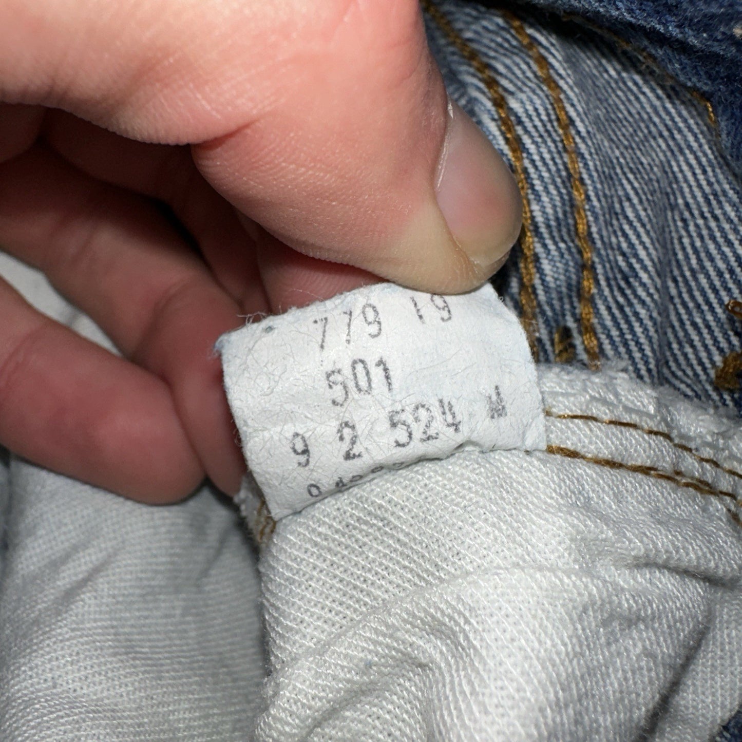 Levis 501 Vintage 80s Redline Selvedge USA XX Jeans Med Wash 32x32 Act 30x29