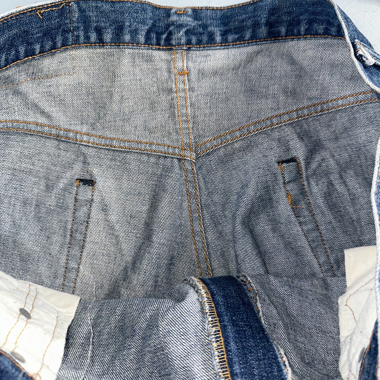 Levis 505 Vintage 70s Talon USA Jeans 501 1970s Med Wash Blue 42x30 Act 40x25