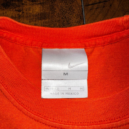 Nike Athletics Boys Size Medium Vintage T Shirt Y2K Silver Tank Top Gym Run