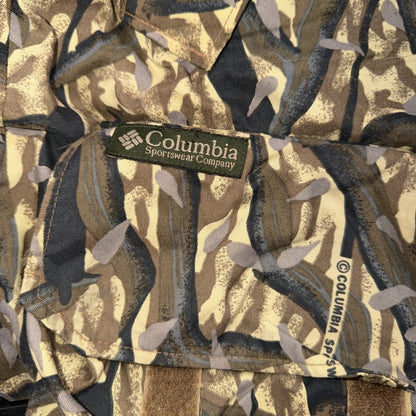 Vintage Columbia Delta Marsh Camo Jacket Men's Large Full Zip Hunting 1995